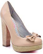 Betsey Johnson Maggi - Nude Leather - Lyst
