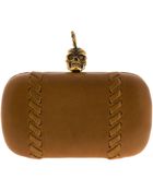 Alexander McQueen Braided Leather Box Clutch - Lyst