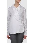 Jil Sander Long Sleeve Shirt - Lyst