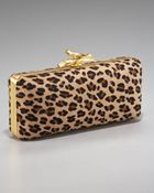 Diane von Furstenberg Tonda Printed Calf-hair Clutch - Lyst