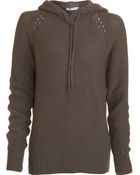 T By Alexander Wang Knit Hoodie - Lyst