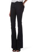 J Brand Exclusive Low Rise Martini Flare Black - Lyst