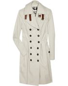 Burberry Leather-buckled Cotton Trench Coat - Lyst
