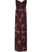 Temperley London Dancing Floral-print Silk-chiffon Gown - Lyst