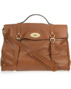 Mulberry Oversized Alexa Leather Weekend Bag - Lyst