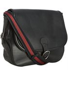 Gucci Ink Leather Flap Front Shoulder Bag - Lyst