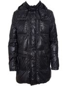 Moncler Padded Coat with Hood - Lyst