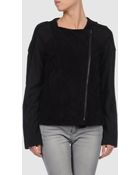 American Retro Leather Outerwear - Lyst