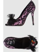 D&G Pumps with Open Toe - Lyst