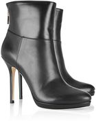 Jimmy Choo Alanis Leather Ankle Boots - Lyst