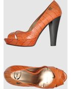 Just Cavalli Pumps with Open Toe - Lyst