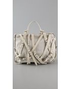 Alexander Wang Kirsten Suede Satchel - Lyst