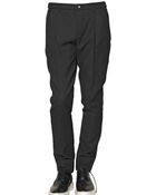 Burberry Prorsum Resinated Compact Wool Trousers - Lyst