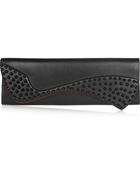 Christian Louboutin Pigalle Spiked Leather Clutch - Lyst