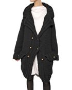 Nina Ricci Oversized Wool Knit Coat - Lyst