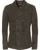 John Varvatos Double-breasted Jacket - Lyst