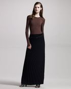Maison Martin Margiela Soleil Plisse Maxi Skirt - Lyst