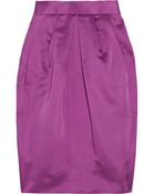 D&G Satin Pencil Skirt - Lyst