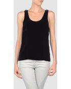 See By Chloé Sleeveless T-shirt - Lyst
