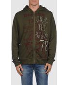 Diesel Hooded Sweatshirt - Lyst
