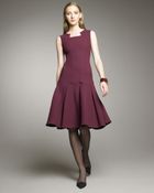 Oscar de la Renta Seamed Drop-waist Dress - Lyst