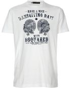 DSquared2 Printed T-shirt - Lyst