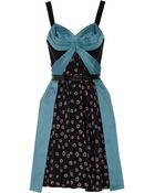 Z Spoke by Zac Posen Printed Silk-chiffon Dress - Lyst