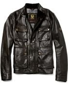 Belstaff Brad Distressed Leather Jacket - Lyst