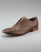 Prada Vintage Laceless Wingtip - Lyst