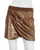 Haute Hippie Faux Wrap Mini Skirt - Lyst