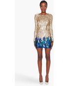 Matthew Williamson Liquid Sequin Dress - Lyst