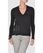 DSquared² Long Sleeve Sweater - Lyst