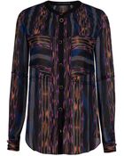 Proenza Schouler Navajo Pleat Yolk Blouse - Lyst