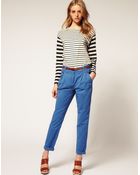 ASOS Collection Asos Pleat Pocket Chinos - Lyst