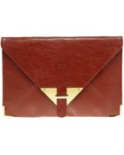 ASOS Collection Asos Portfolio Envelope Clutch - Lyst