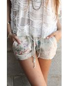 Iro Maurine Shorts - Lyst