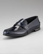 Prada Spazzolato Penny Loafer - Lyst