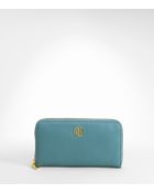 Tory Burch Robinson Zip Continental Wallet - Lyst