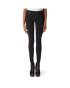 Helmut Lang Leather Detail Leggings - Lyst