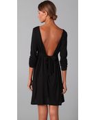 3.1 Phillip Lim Long Sleeve Tie Back Chemise - Lyst