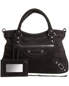 Balenciaga Baby Daim Classic Town - Lyst