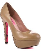 Betsey Johnson Dita - Blush Patent - Lyst