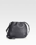 Bottega Veneta Drawstring Messenger Bag - Lyst