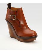 Chloé Wedge Ankle Boots - Lyst