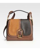 Fendi Silvana Leather Top-handle Bag - Lyst
