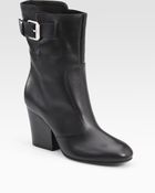 Giuseppe Zanotti Leather Buckle Ankle Boots - Lyst