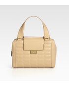 Jimmy Choo Cassidy Quilted Leather Satchel - Lyst