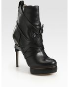 Nicholas Kirkwood Leather Buckle Ankle Boots - Lyst