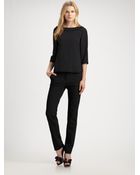 RED Valentino Point Desprit Lace Back Top - Lyst