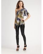 Sachin & Babi One-shoulder Silk Top - Lyst